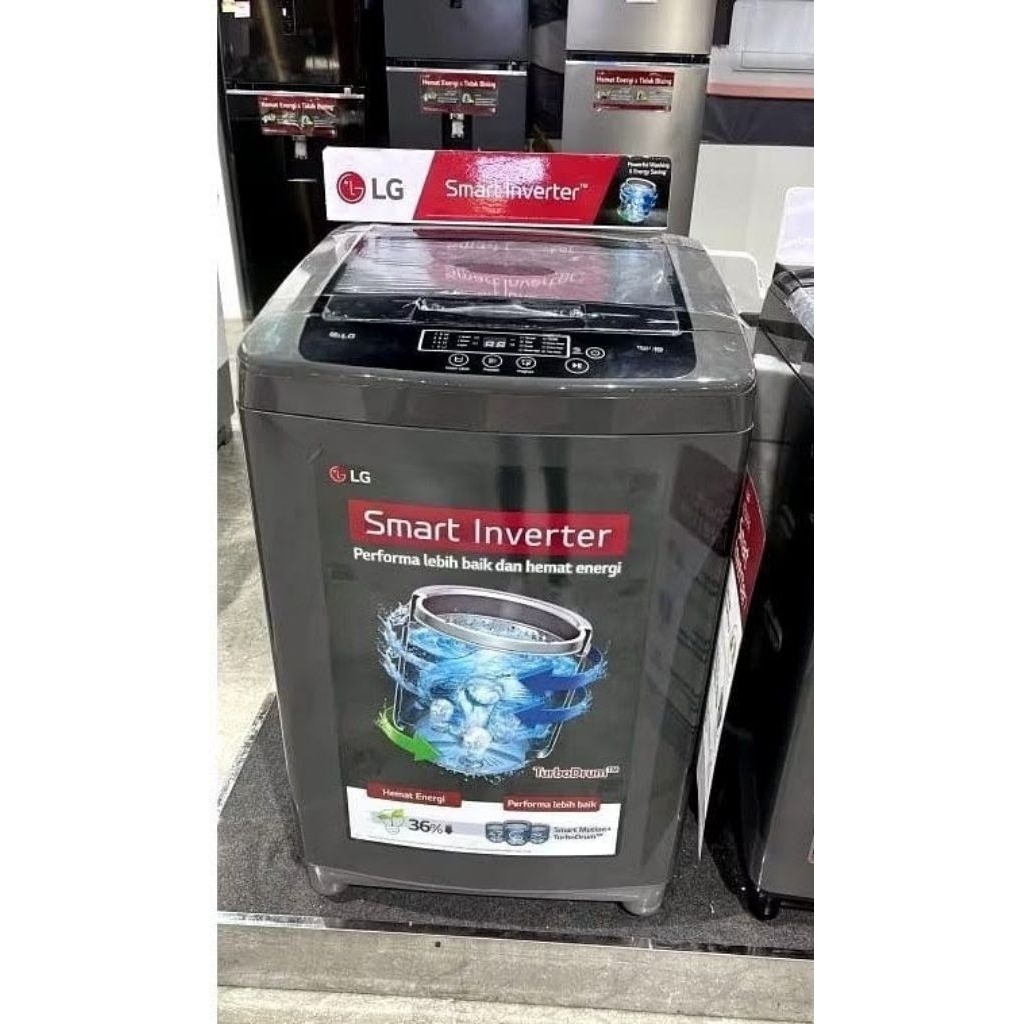 LG MESIN CUCI T2313 VSPM 13KG 1 TABUNG SMART INVERTER