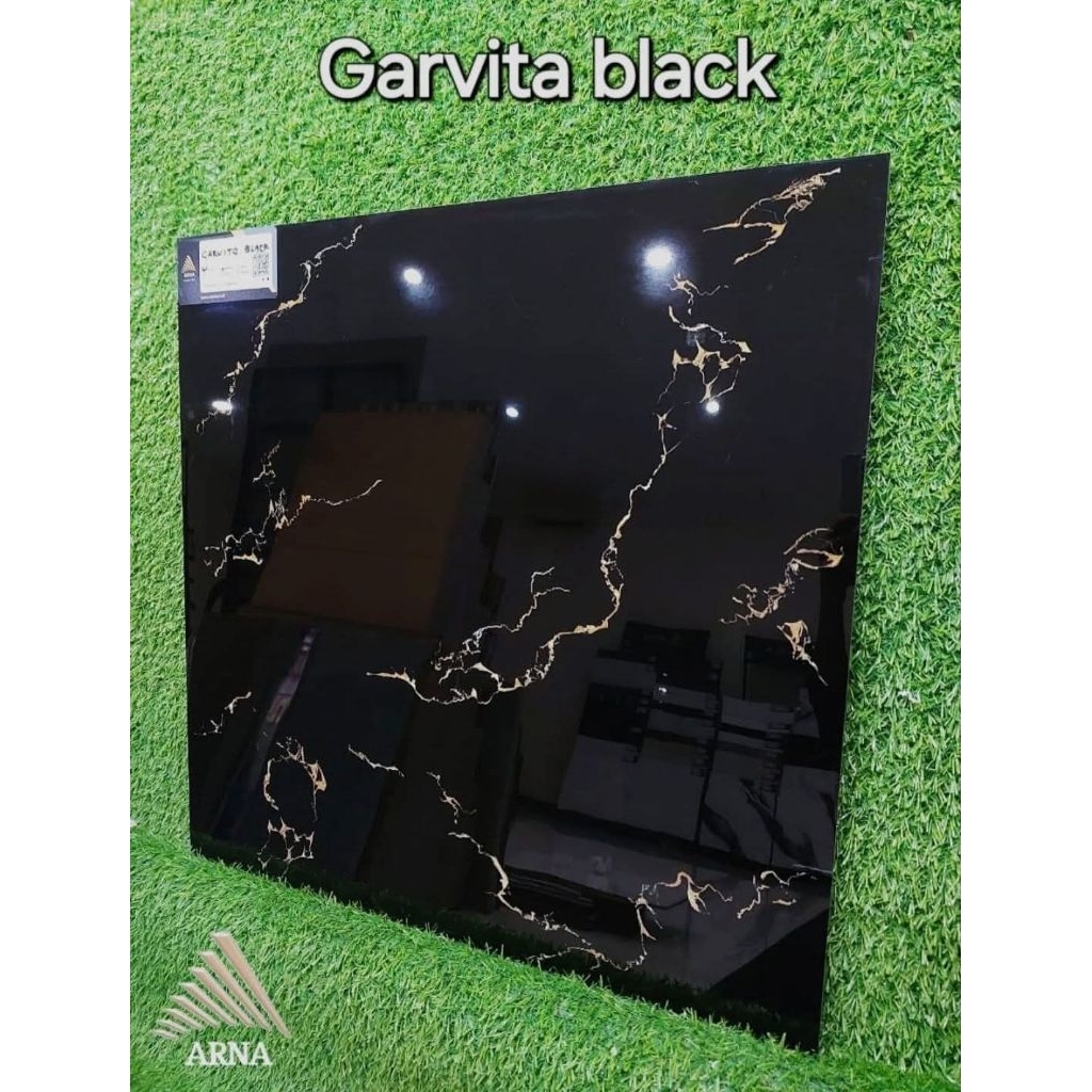 Granite Lantai/Dinding 60x60 Garvita Black