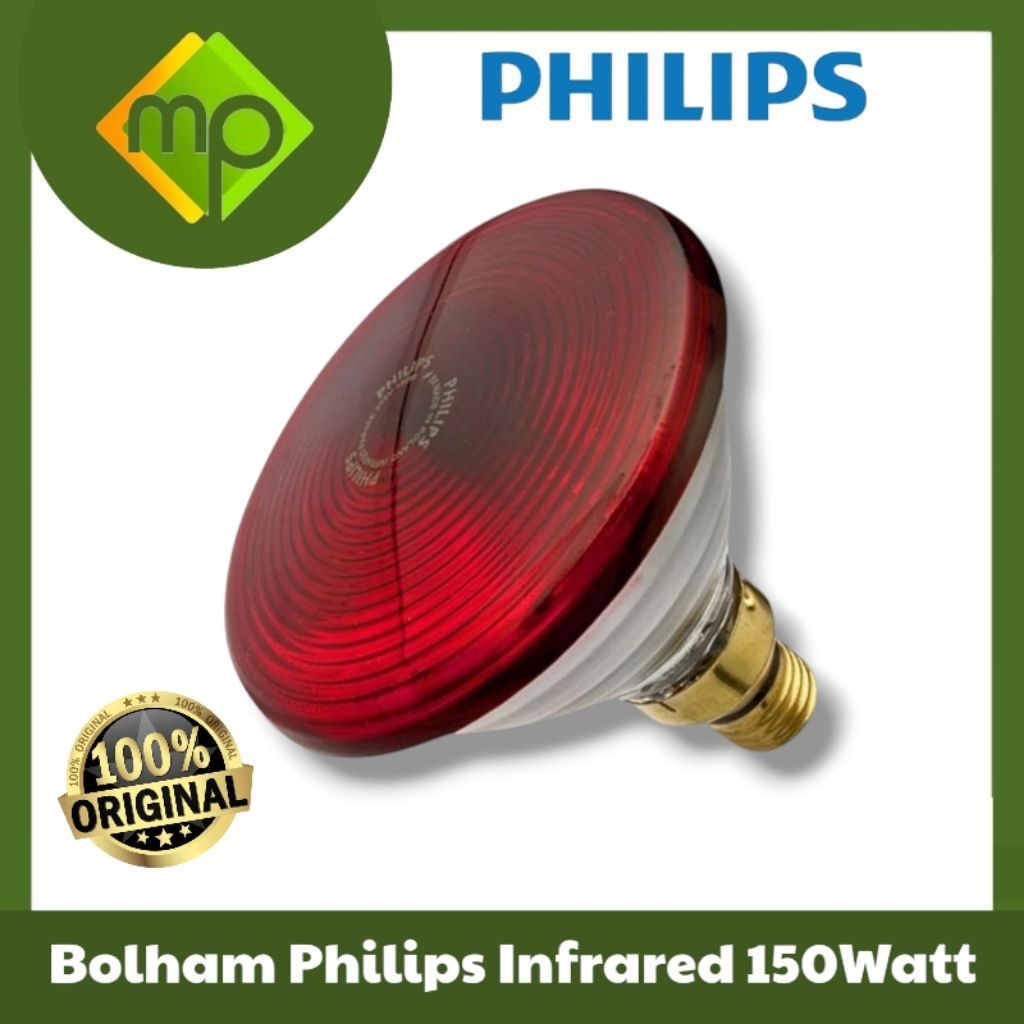 Bolham Philips Infrared 150 Watt Original  Bolham Terapi Infrared Philips