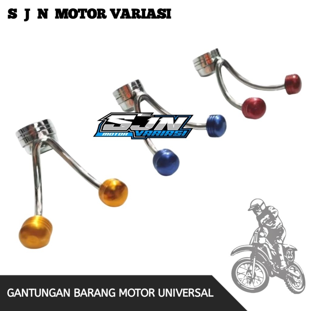 Gantungan Barang Motor Gantungan Motor Vario Gantungan Barang Beat Stainless Crome High Quality 3 Va