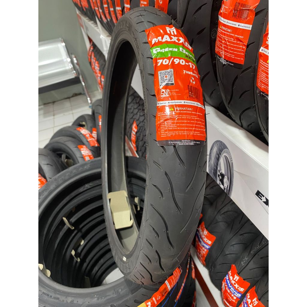 MAXXIS GREEN DEVIL RING 17 / BAN MAXXIS ( 70/90 - 80/90 - 80/80 - 90/80) BAN TUBELESS BAN LUAR / BAN