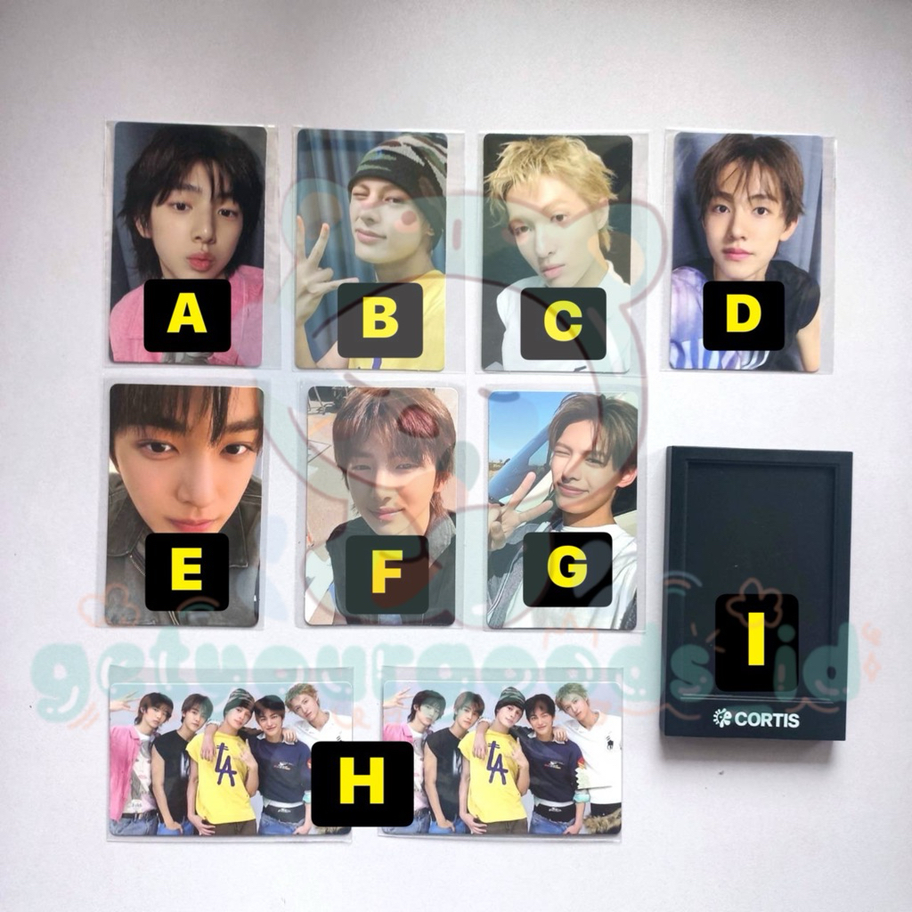 Photocard CORTIS Official [PC CORTIS] | POB Studio Choom Release Party Ready Stock INA