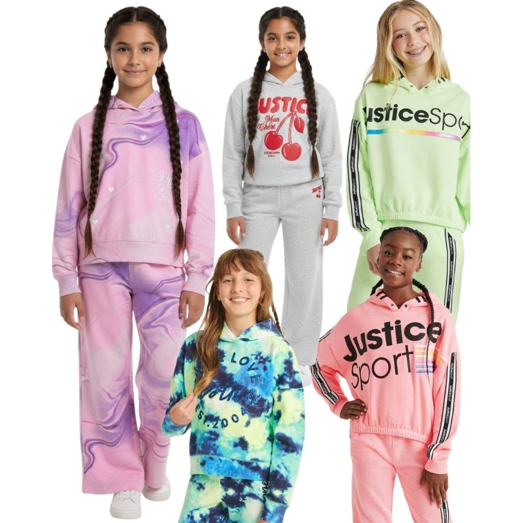 [17628] Justice Setelan Sweatshirt Anak Perempuan