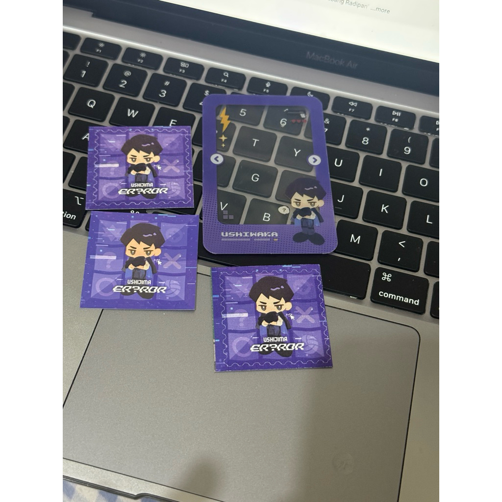 clear card & sticker ushijima wakatoshi haikyuu