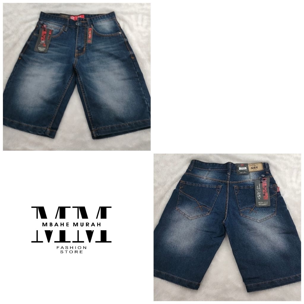 *** CELANA whiskers JEANS  NBX COWOK | PENDEK DEWASA***