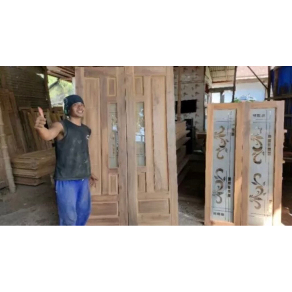kusen lengkap pintu kayu jati dan jendela