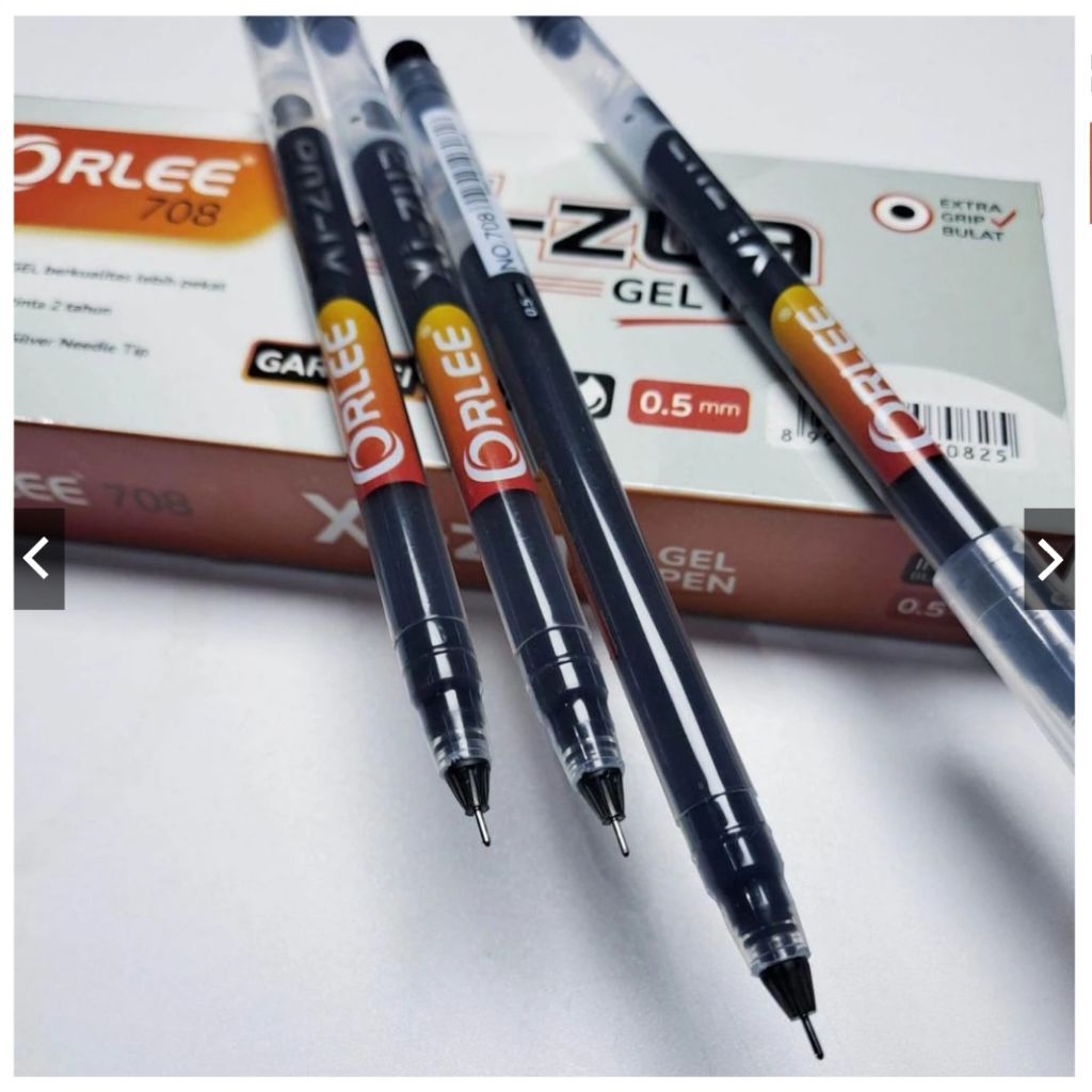 [12 Pcs] Pulpen Xi-Zua Orlee Gel Tinta Hitam