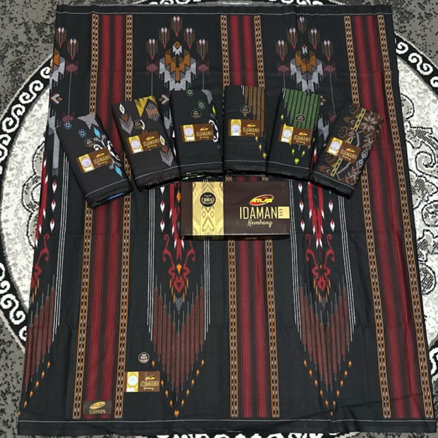 SARUNG ATLAS IDAMAN HARMONI KEMBANG MOTIF BHS dan ATLAS YAQUT