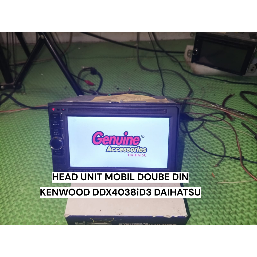 HEAD UNIT MOBIL DOUBLE DIN KENWOOD DDX4038ID3 DAIHATSU | KONDISI BEKAS NORMAL.