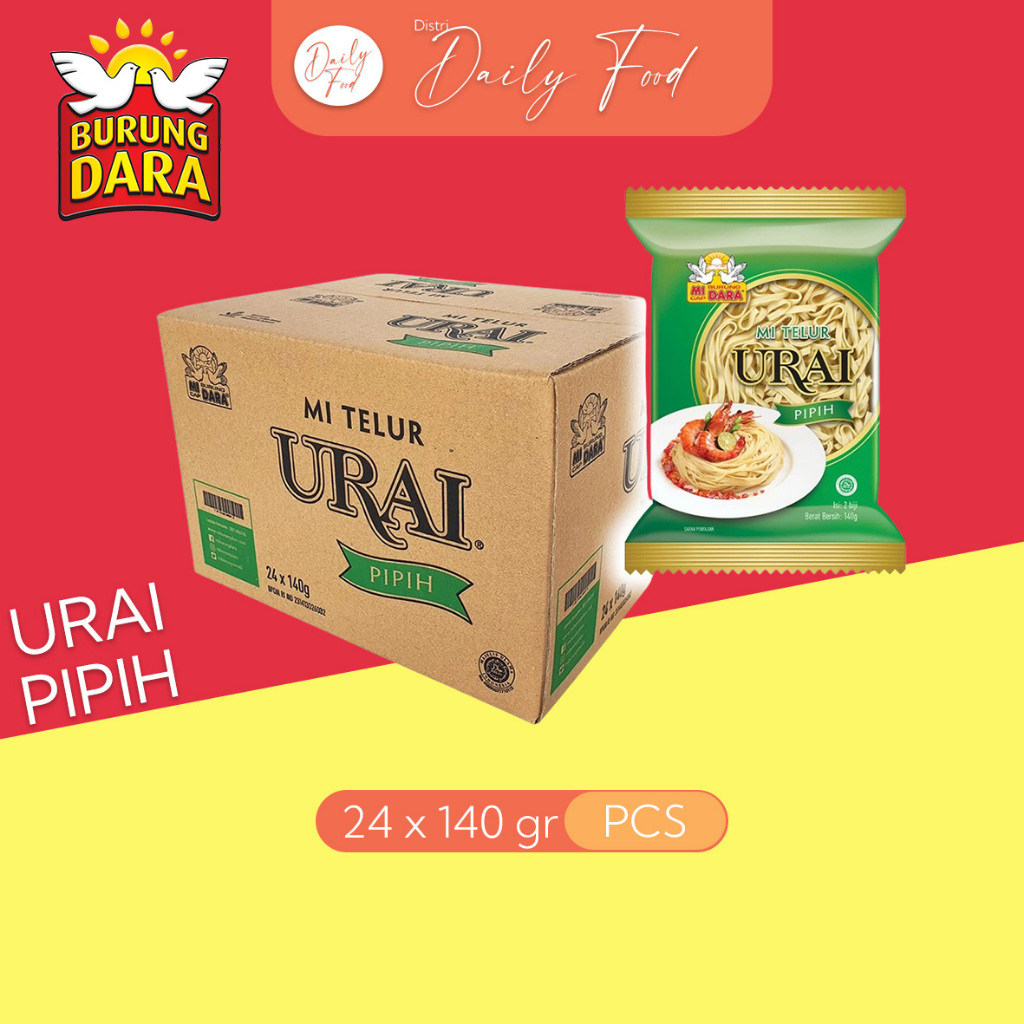 Mi Burung Dara Urai Pipih - 1 Dus | Mir Burung Dara | Mie Urai Pipih
