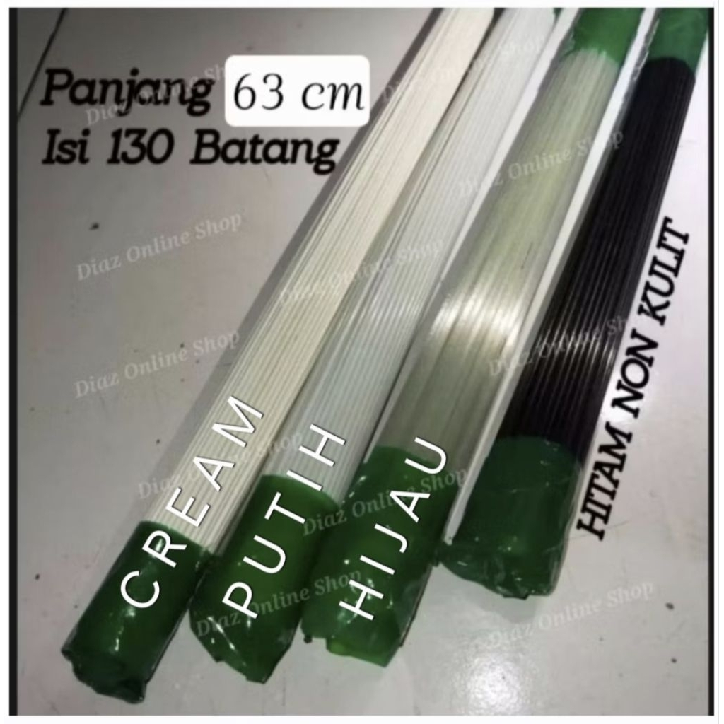 Jeruji Ruji Fiber Untuk Sangkar Burung Isi 130 batang