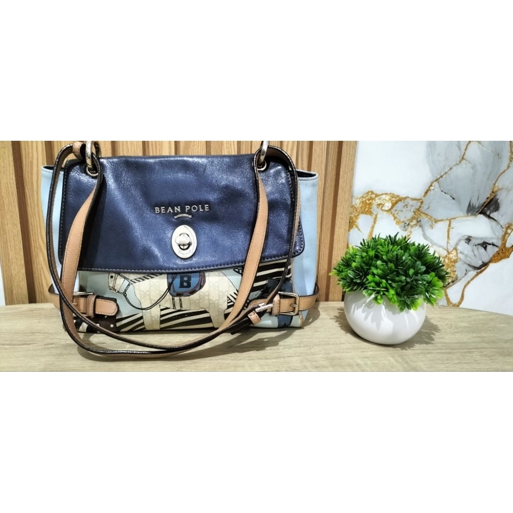 Tas Beanpole kuda second Prelove Original Branded, shoulder dan sling
