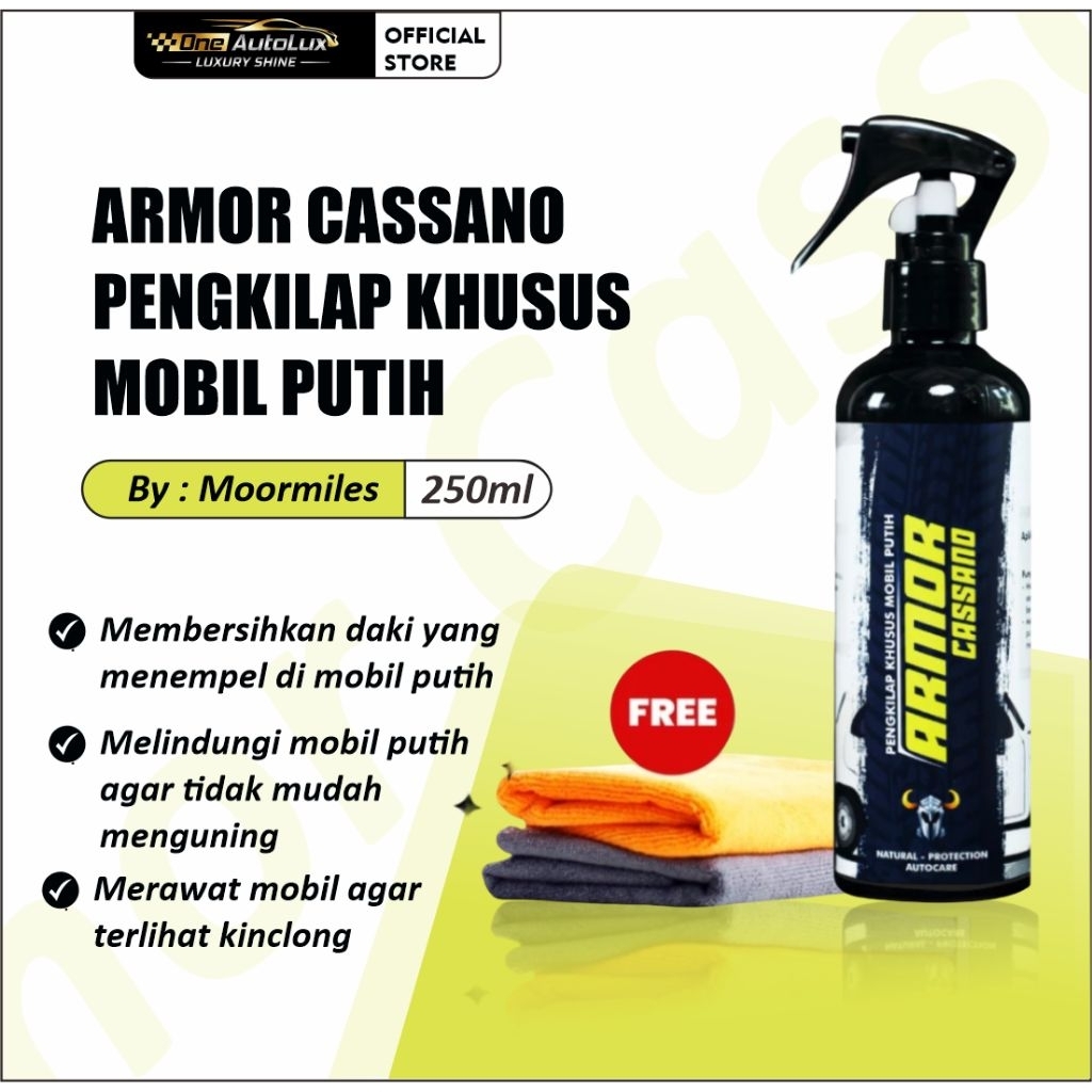 One Autolux - Armor Cassano - Pengkilap Khusus Mobil Putih