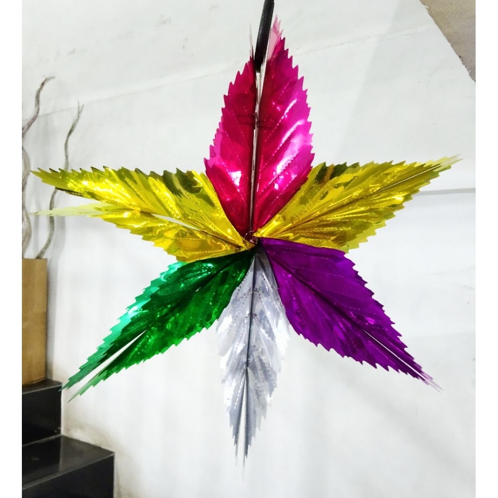 ACCESORIES NATAL LAMPION BINTANG / DEKORASI NATAL / LAMPION GANTUNG