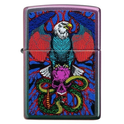 Zippo Original 49600 Eagle, Snake, Skull Design