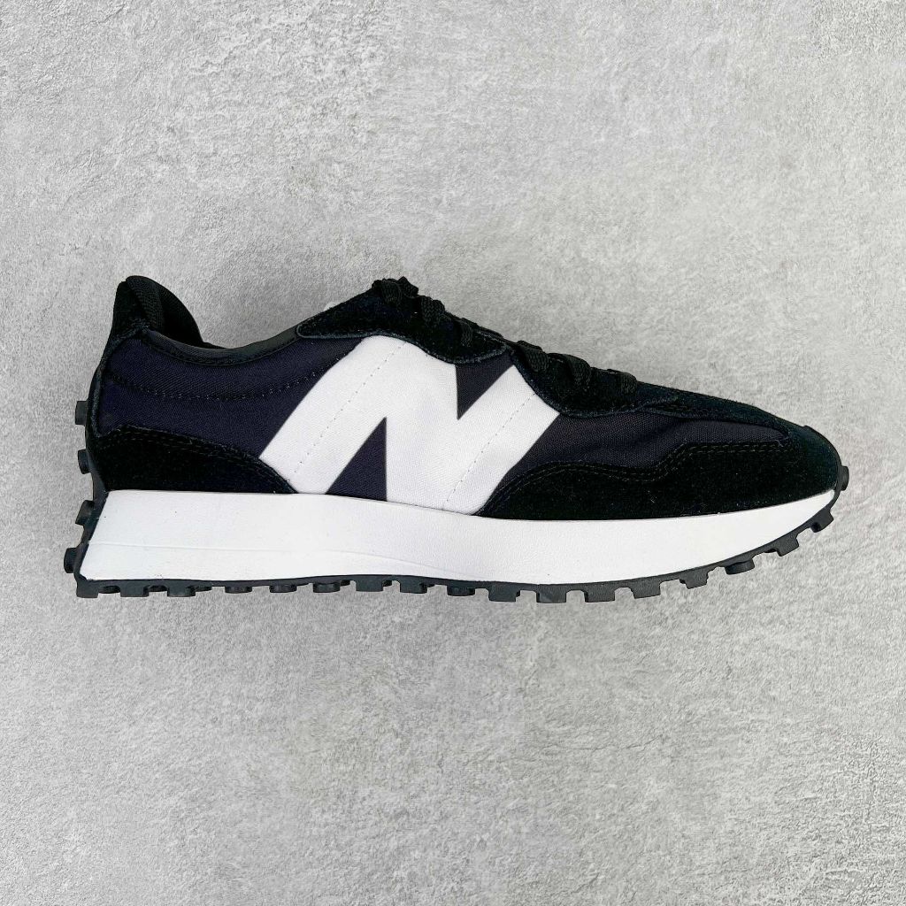 SEPATU NB 327 NEW BALLANCE 327 BLACK WHITE