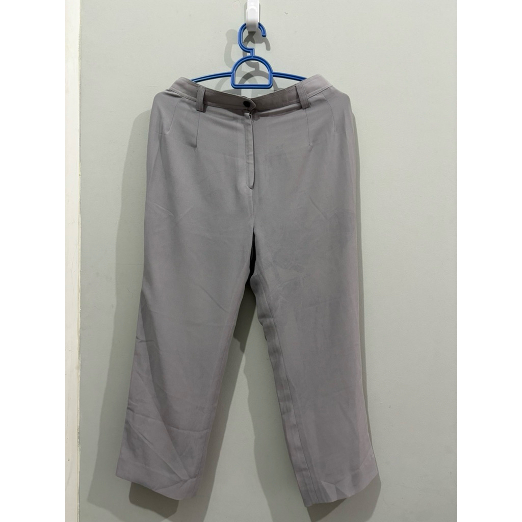 CELANA KANTOR / CELANA FORMAL WANITA GREY STRETCH