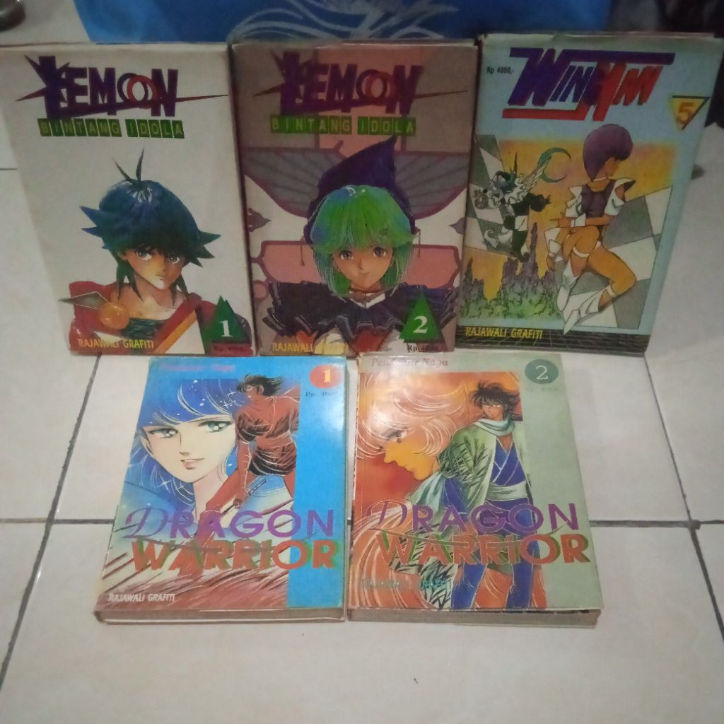 LEMON BINTANG IDOLA, WING MAN, DRAGON WARRIOR, Original Preloved Comics Rajawali Grafiti