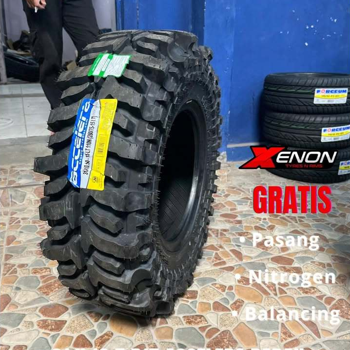 Ban Mobil Tubles Ring 15 Offroad 31 X 10,5 R15 ACCELERA BADAK XTREME Ban Pacul Gratis Pemasangan