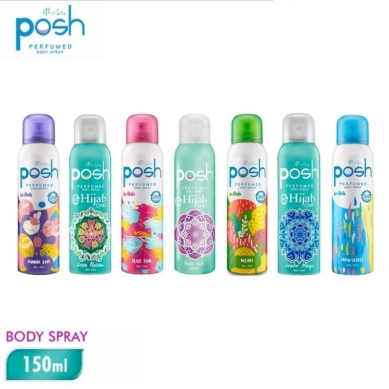 Posh Deodorant Body Spray Women All Varian 150ML
