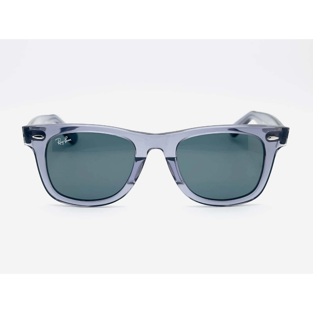 Kacamata RayBan Wayfarer RB2140 50mm Transparent Frame / Gray Lens Original