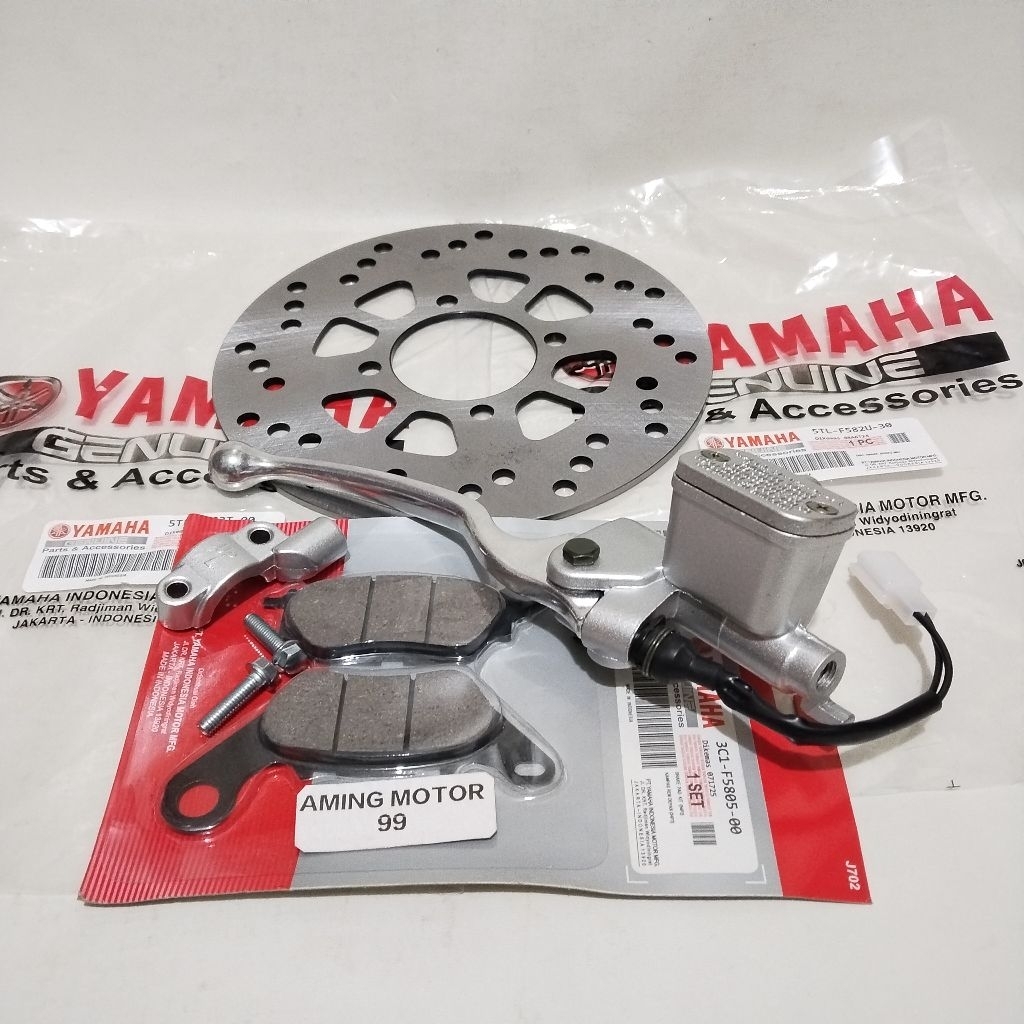 TABUNG MASTER REM ASSY+PIRINGAN+KAMPAS REM YAMAHA MIO SPORTY MIO SMILE 5TL