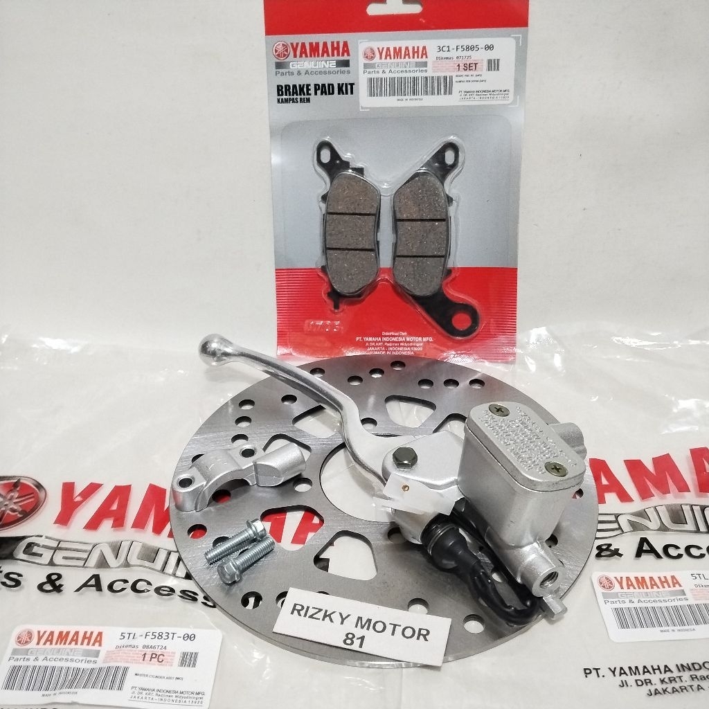 TABUNG MASTER REM ASSY+PIRINGAN+KAMPAS REM YAMAHA MIO SPORTY MIO SMILE 5TL