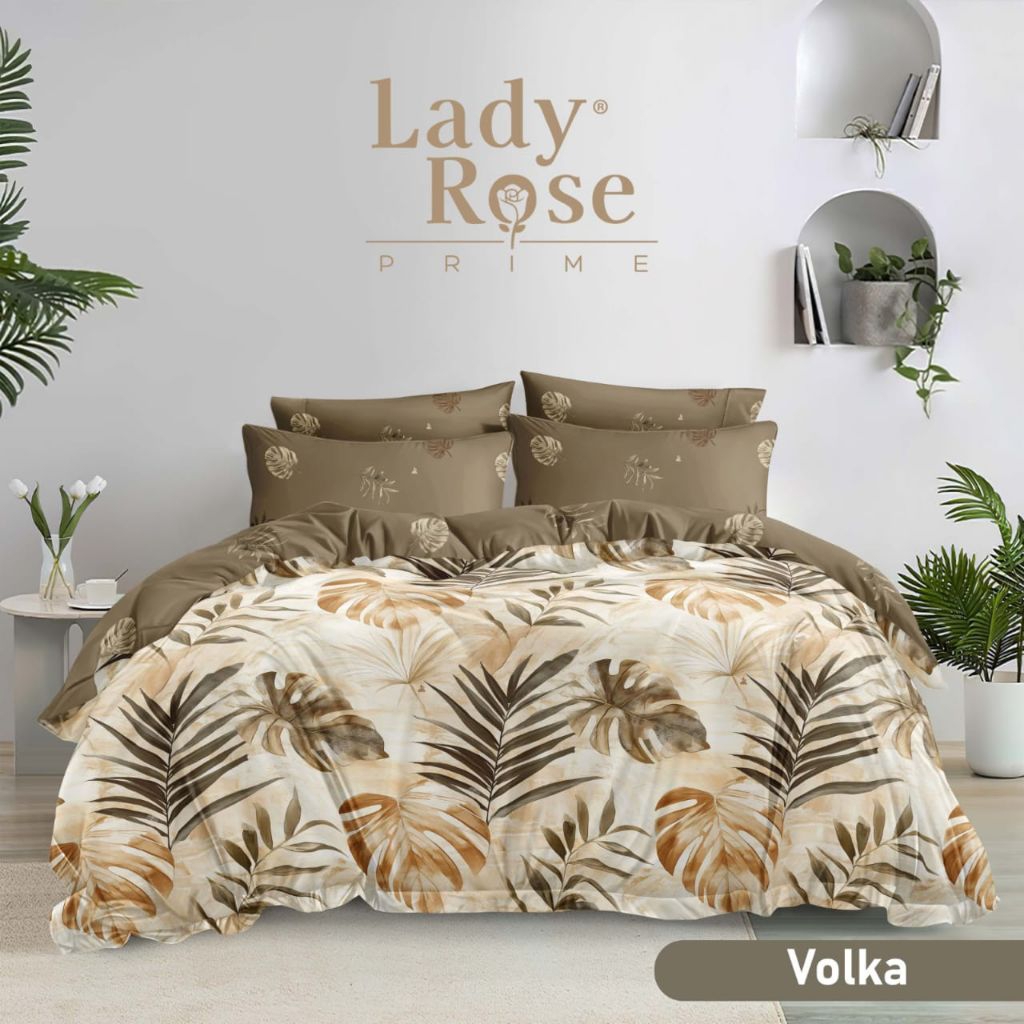 LADY ROSE - Bedcover lady rose set queen 160x200 king 180x200 tinggi 30cm bedcover flat lady rose or