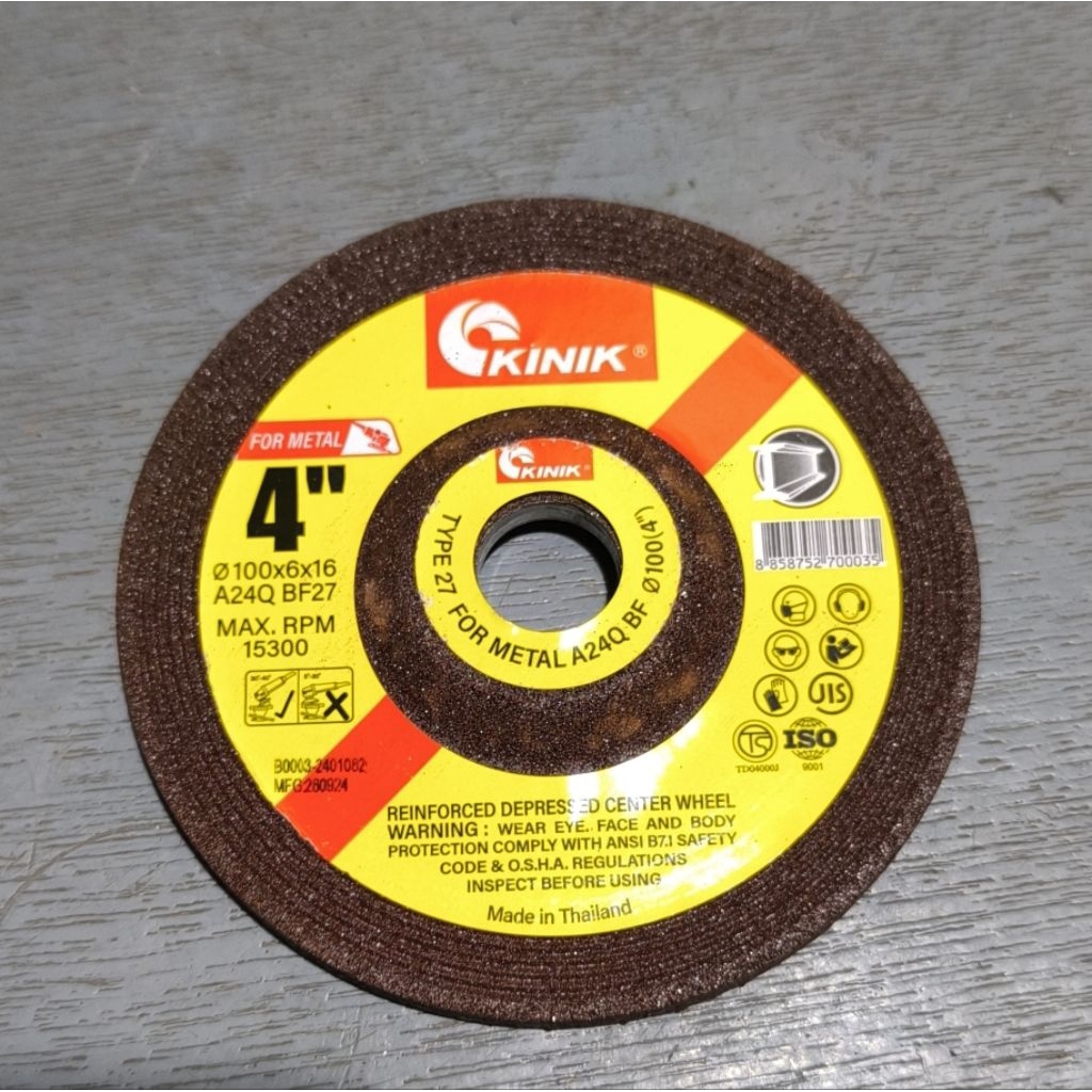 Batu gerinda kinik 4" Batu gerinda poles