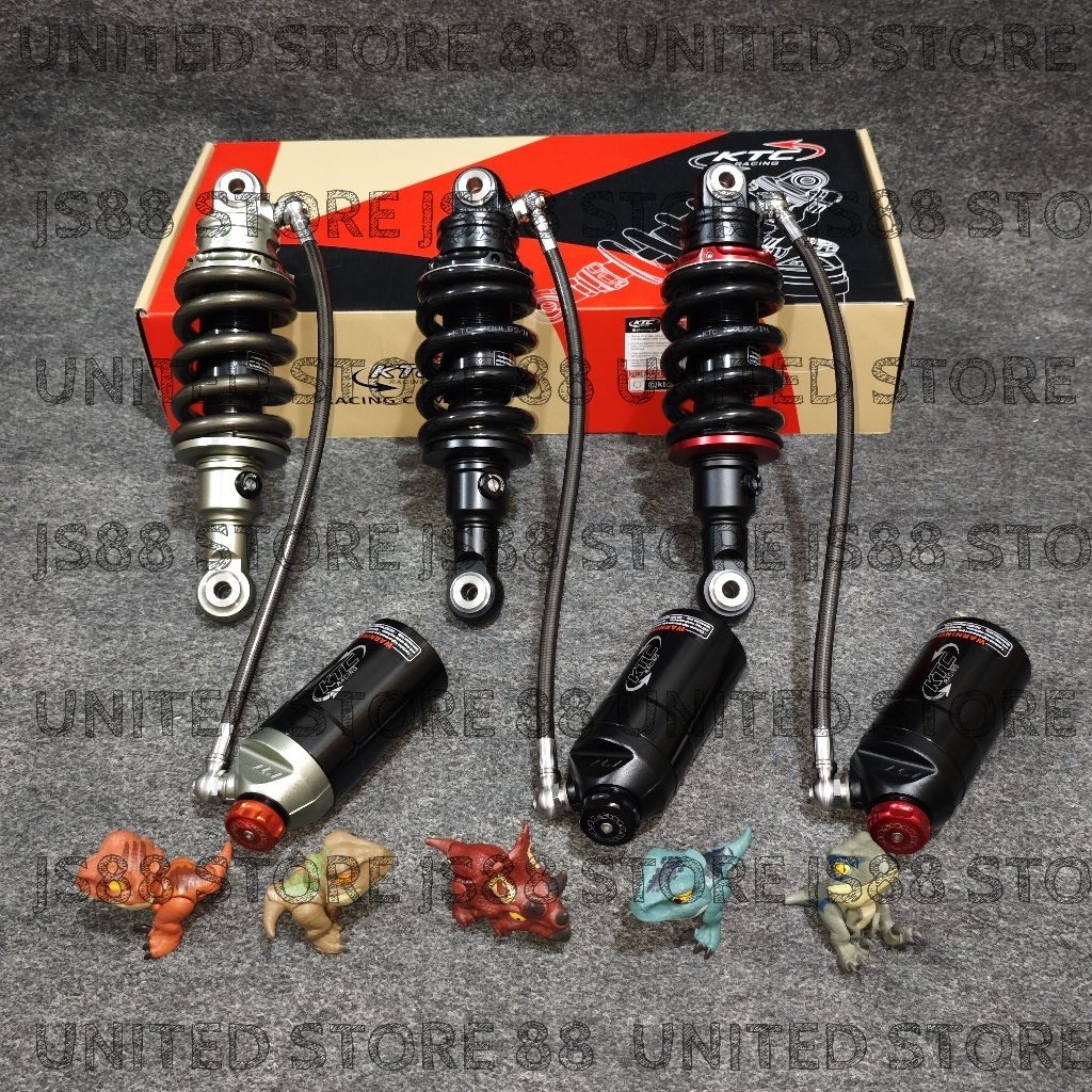 MONO SHOCK KTC RACING ORIGINAL SATRIA 2 TAK SATRIA HIU SATRIA LUMBA LUMBA 250MM 2 KLIK FUNGSI SHOCK 