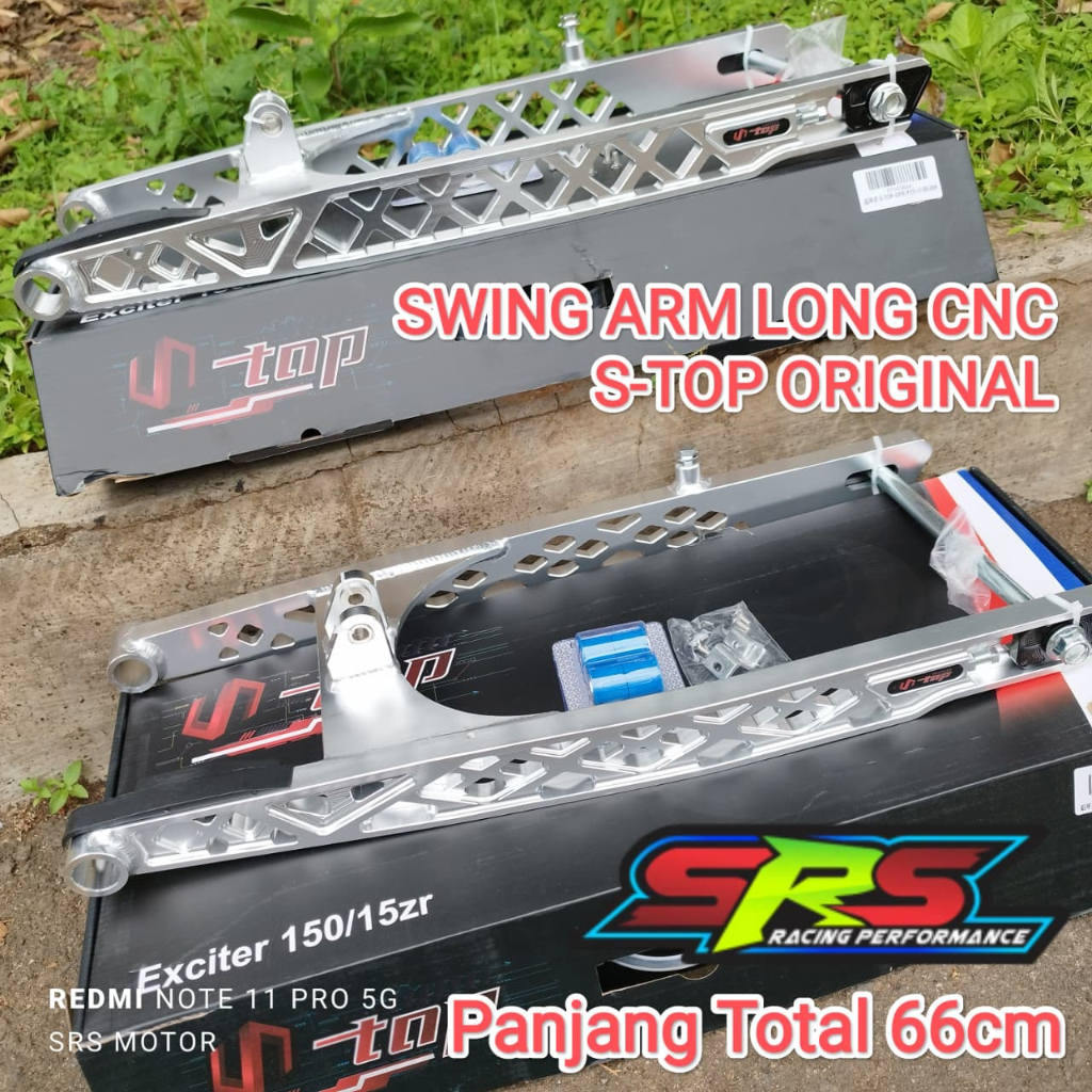 SWING ARM S-TOP GPX LONG ARM FULL CNC MX KING V1 V2 MX KING 150 VIETNAM STYLE
