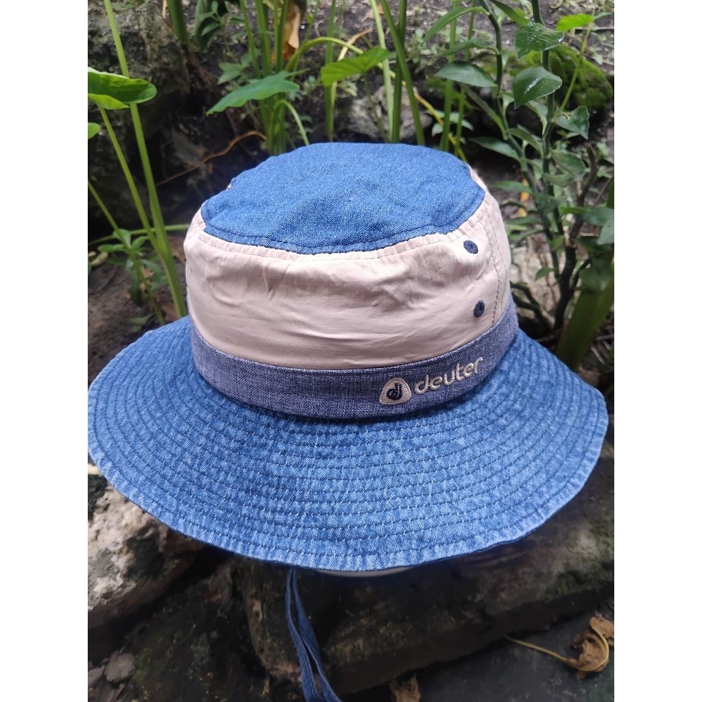 topi rimba DEUTER denim topi hiking topi gunung