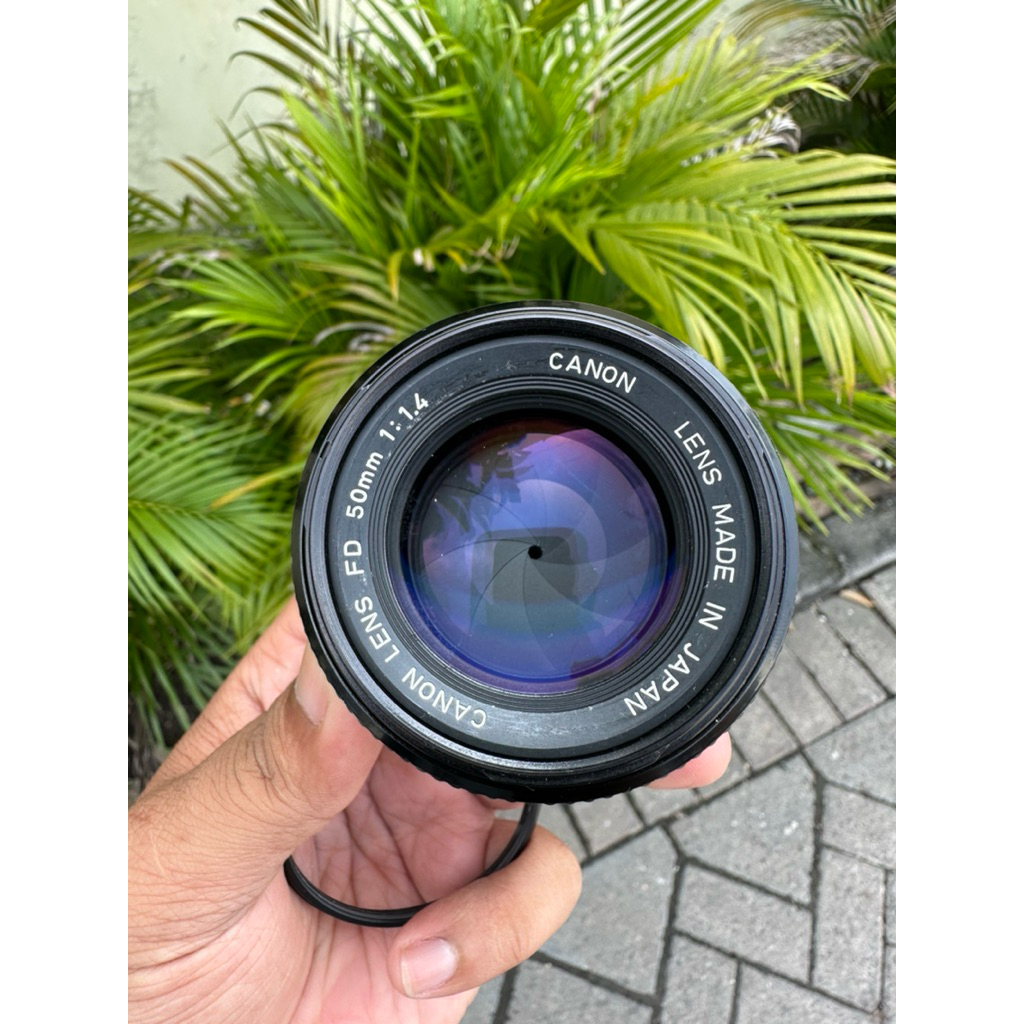Lensa Canon New FD 50mm f1.4 Manual Bokeh