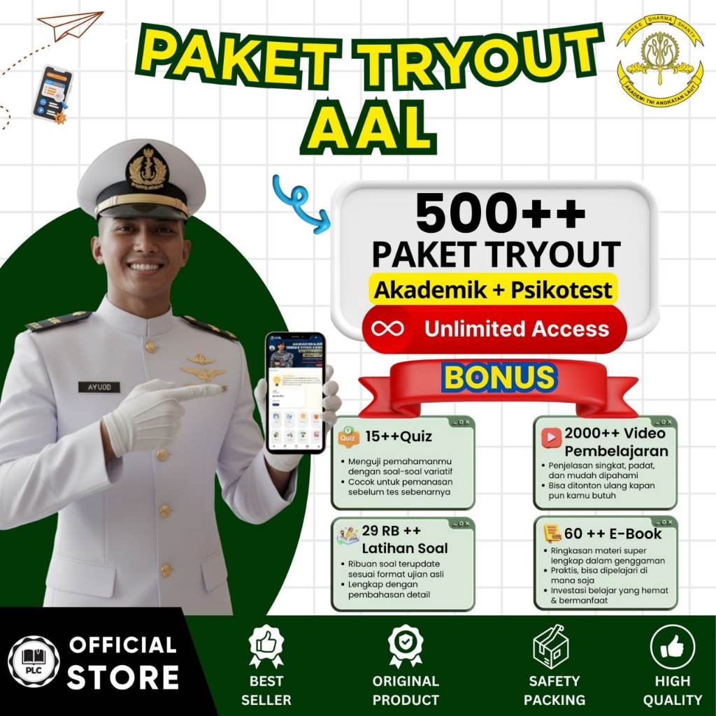 PLC - Tryout Online AAL 2026 – Aplikasi CAT Online, Tryout & Akun Belajar Lengkap