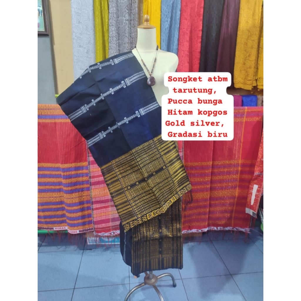 Songket Pucca Bunga, asli tenun tangan tarutung, pakai sambungan