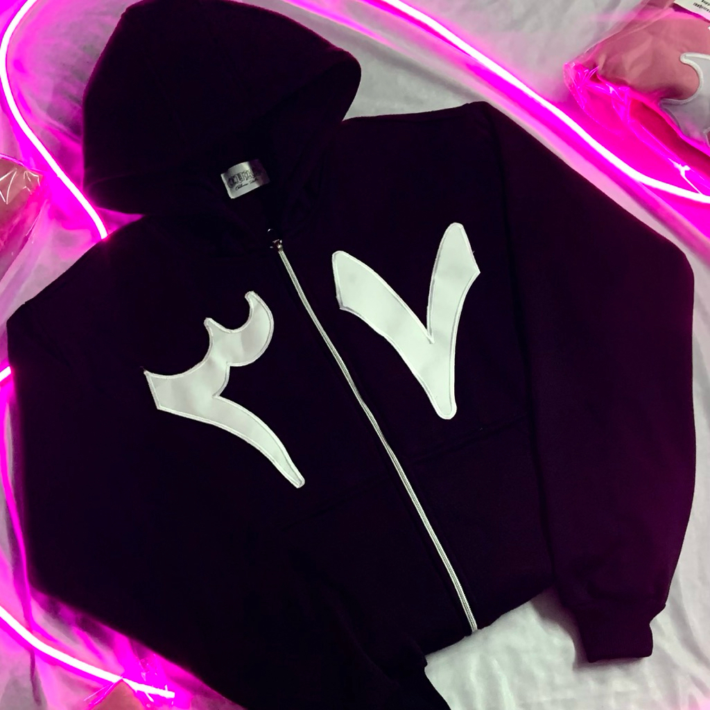 hoodie boxy zipper oversize 300gms hoodie tebal zipper hoodie unisex zipper bordir