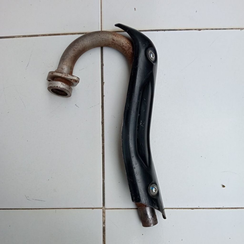 leheran knalpot kepala knalpot kawasaki klx bf D-TRACKER bekas original