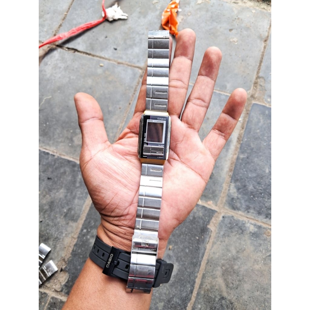 jam tangan casio LA 201w off bahan