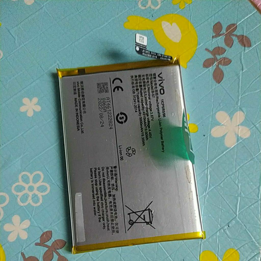 BATERAI HP VIVO Y16 ORI Cabutan