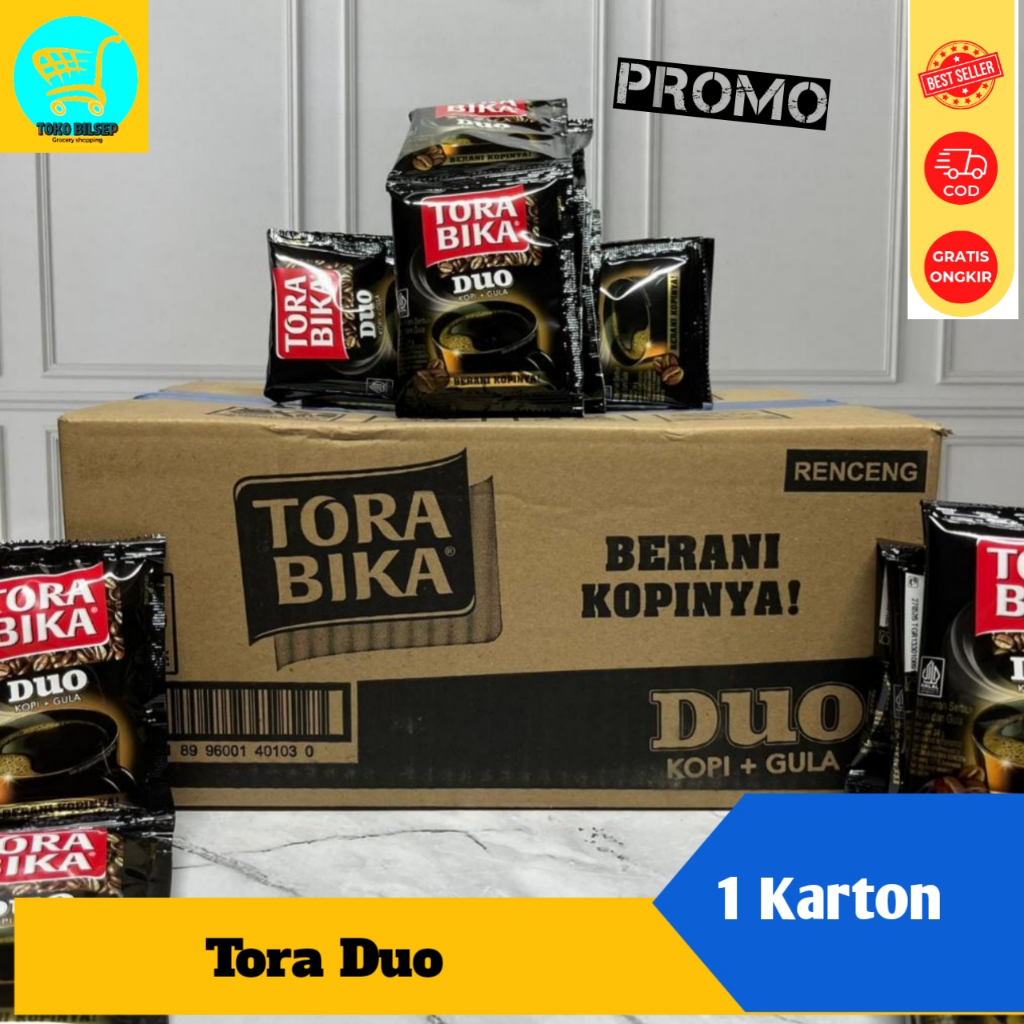Torabika Duo Dus Kopi Instan Arabika Robusta (12rtg x 10 x 24gr)
