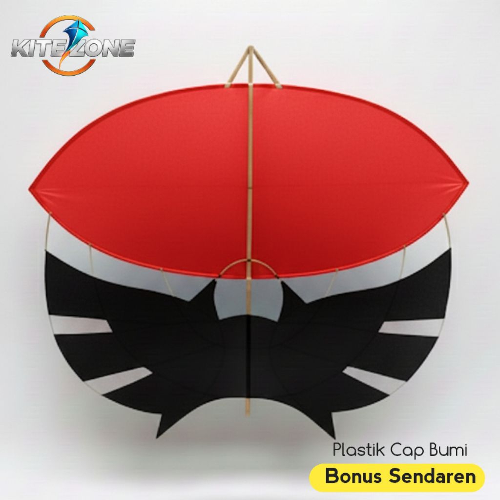Layangan Ram Raman EMPET Merah, Sampul Cap Bumi, Bonus Sendaren