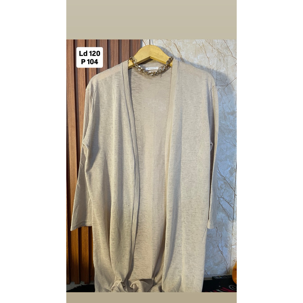 CARDIGAN TIPIS PANJANG