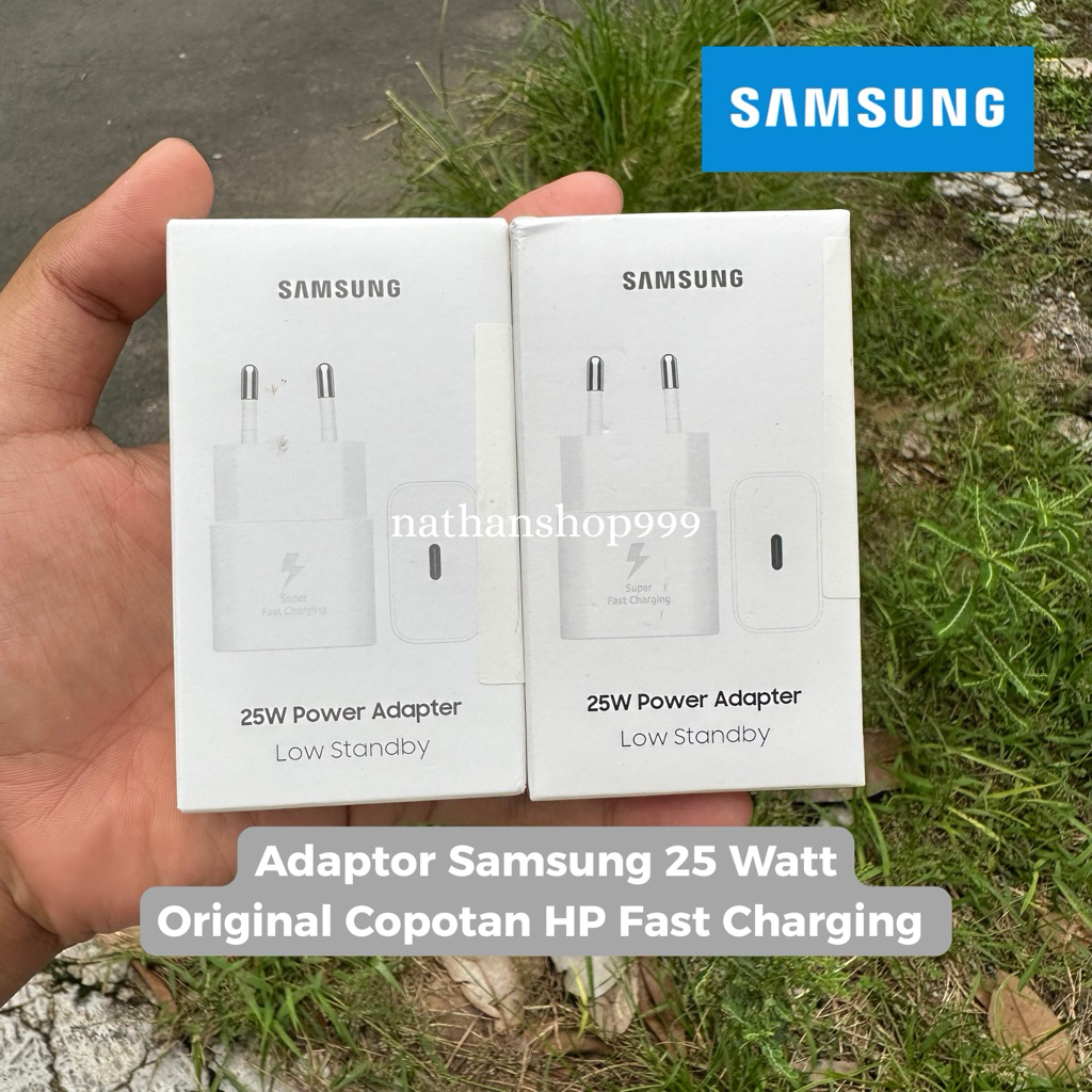 Adaptor Charger Samsung 25W Original 100% Bawaan/Copotan HP Garansi Resmi Tembus Web A05 A06 A15 A16
