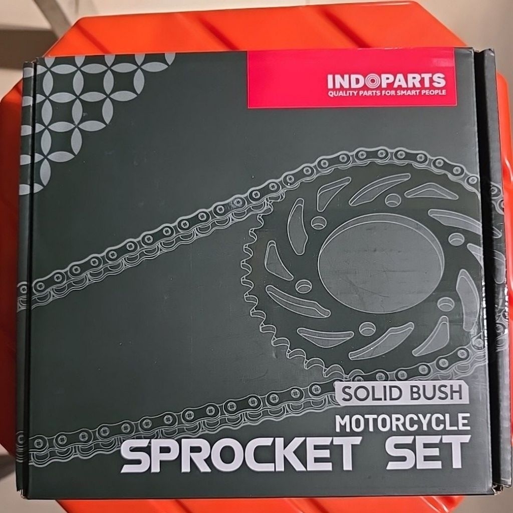GEAR/GIR SET INDOPARTS KTL BUAT MOTOR HONDA SUPRA FIT NEW 40T,SUPRA X 125,BLADE NEW FI KARISMA