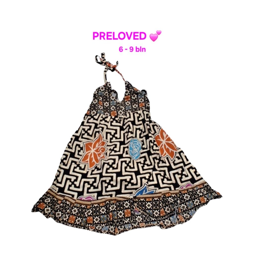 PRELOVED DASTER BAYI MOTIF BATIK LUCU UDIA 3-8 BLN
