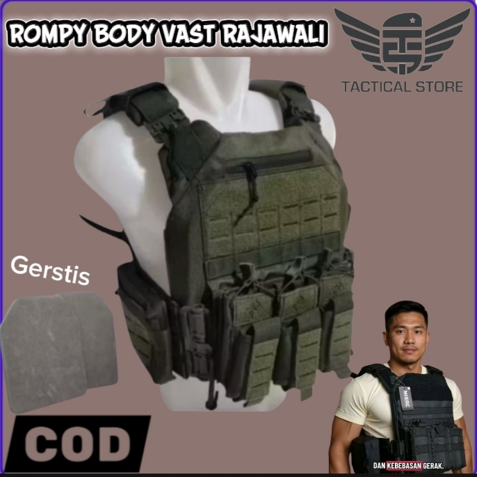 rompy body vast tactical/body vest rajawali tactical