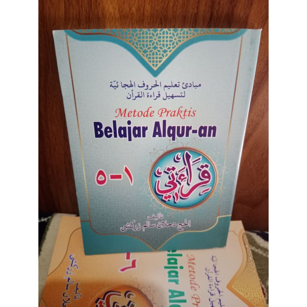 Buku Qiroati Metode praktis Belajar Al quran Qiraati jilid 1 - 6