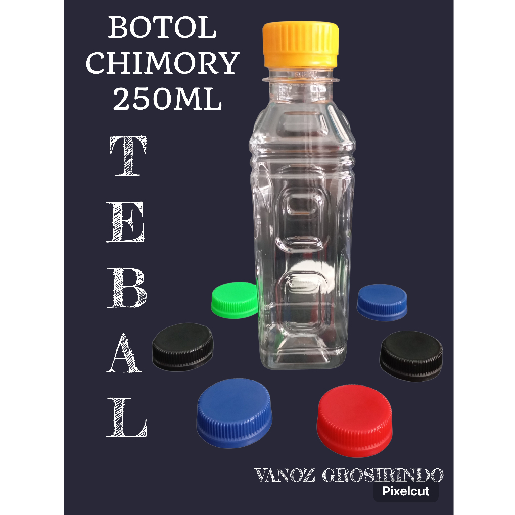 Botol Plastik 250ml/Botol Chimory 250ml/Botol Jus 250ml Murah