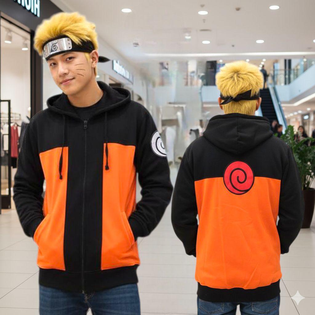 Jaket anime naruto shipuden hoodie