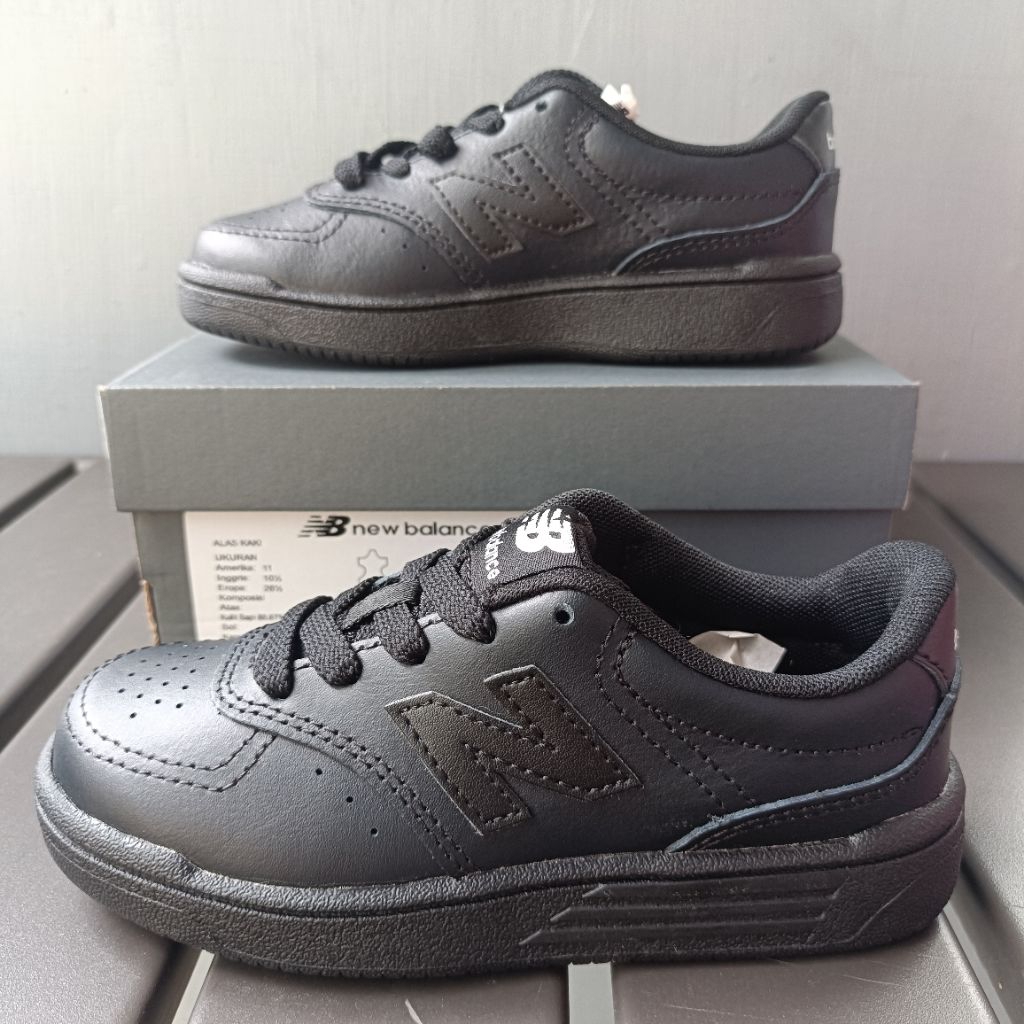 New Balance sepatu sekolah anak sepatu hitam anak sneakers anak size 11